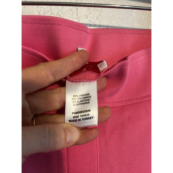 Frances Valentine Stretch Lucy Pants Bubblegum Pink Size 8 - Picture 6 of 8